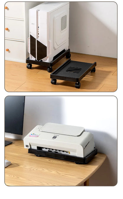 Adjustable Computer Tower Stand PC Stand for Most Desktop Towers  Elevate and Organize Your Computer Tower with Desktop Stand