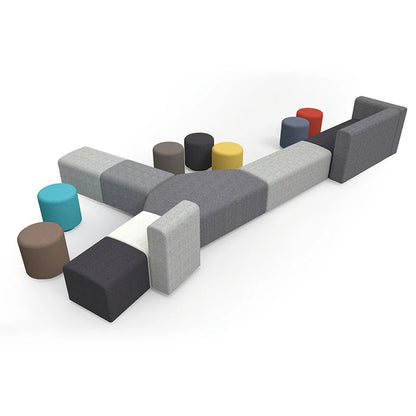 Factory Price Library Lobby Lounge Furniture Public Waiting Reception Area Modern Office Sofa