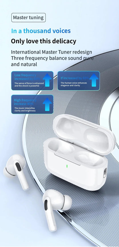 New Air Pro 5 TWS Max Wireless Bluetooth Earphones Headphones HiFi Sound Low Latency Noise Reduction Earbuds for IPhone Android