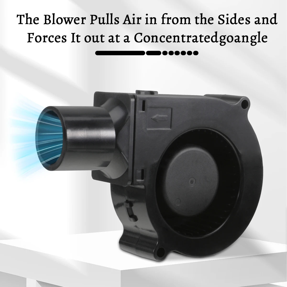 220V BBQ Fan Small Blast Engine with Air Collecting Adjustable Speed Cooking Tool Handheld Barbecue Blower Camping