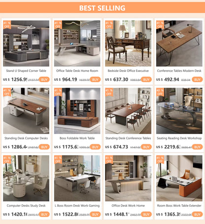 Office Table Desk Home Room Desks Study Computer Furniture Tables Executive Modern Workshop Auxiliary Bureau Meuble Workstation