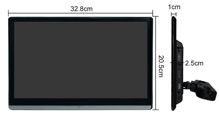 13.3 Inch 4K Screen Smart TV Rear Seat Entertainment Player Car Headrest Monitor Automotive Multimedia For Car 8 Core Android 12