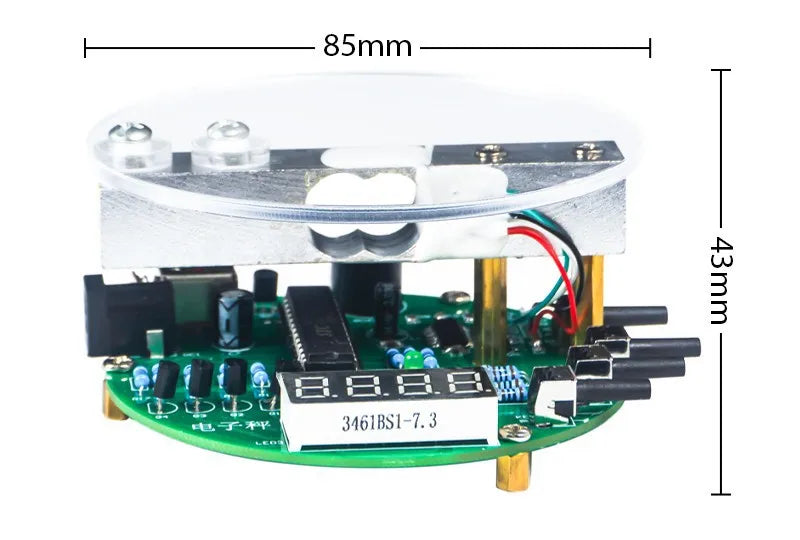 51Microcontroller Electronic Scale Kit Electronic ScalediySpare Parts Electronic component kit TJ-56-630