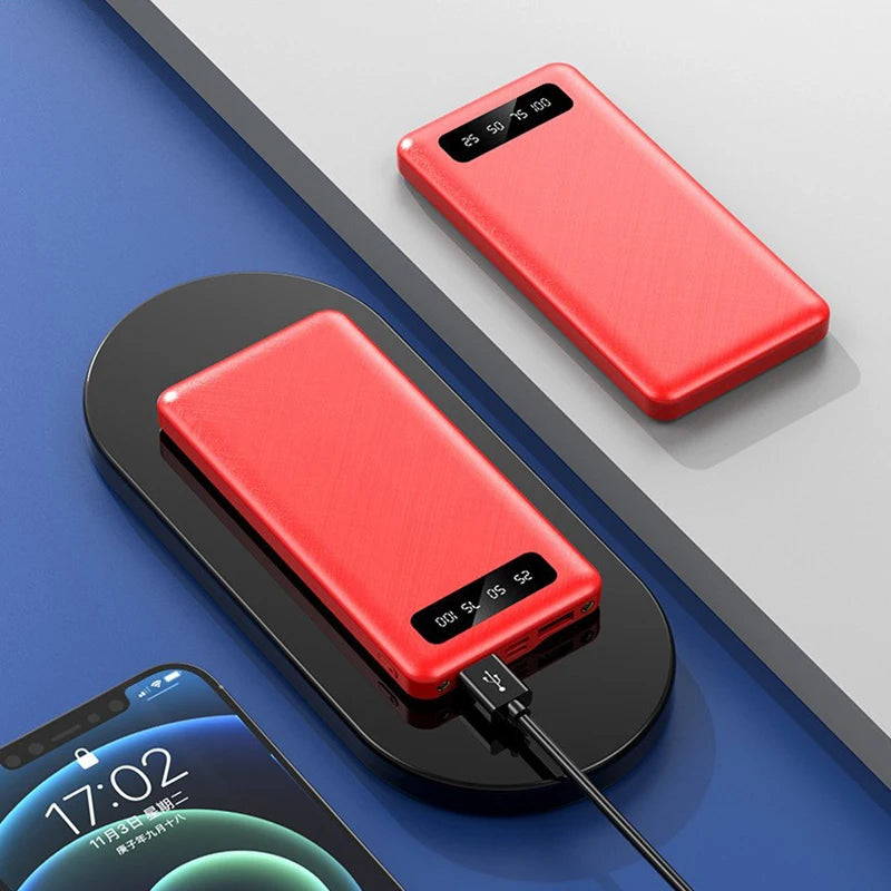 200000mAh Power Bank 120W Super Fast Charge Large Capacity Portable External Battery With LED Digital Display For Phones 2025