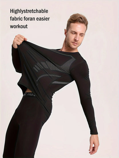 Fitness basketball as the base training, running, elastic, tight-fitting exercises, compression clothes for men。