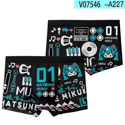 Hatsune Miku Princess Miku anime peripherals two-dimensional boys' panties individuality quick-drying safety pants loose boxers