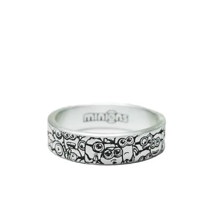 BeastKingdom Minions Despicable Me Cartoon Peripheral Rings High-value Couples Personality Creative Rings Exquisite Holiday Gift