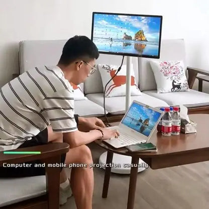 24 Portable TV, Customizable Screen, Wireless Projection Screen, Smart Screen, Fitness,Entertainment Friend Machine Live Stream