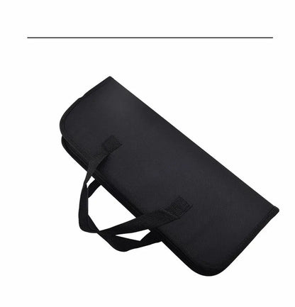 BBQ Grill Set, Outdoor Portable Woven Handbag Barbecue Tools