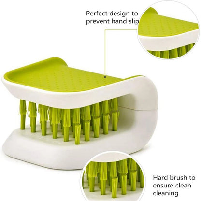 Kitchen Knife Cleaning Brush Tableware Brush Car Seat Belt Cleaning Brush U Shape Kitchen Washing Tool Tableware Cleaning Brush