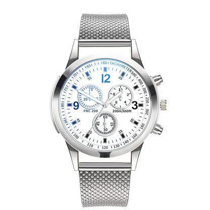 New Men Watches Luxury Band Round Watch Fashion Blu-ray Roman Watch for Man Relojes Para Hombre שעון ספורט Часы Мужские Наручные