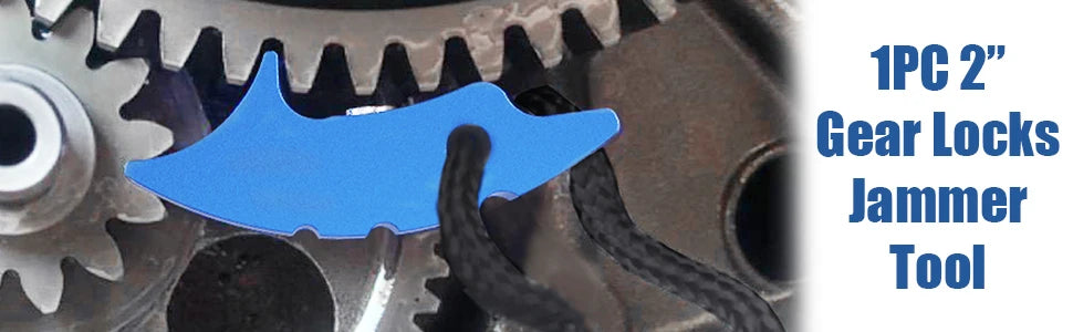 Gear Locks Gear Jammer Tool  4.9inch Compatible with Most ATVs and Motorcycles, Many Transmissions and CVT Systems