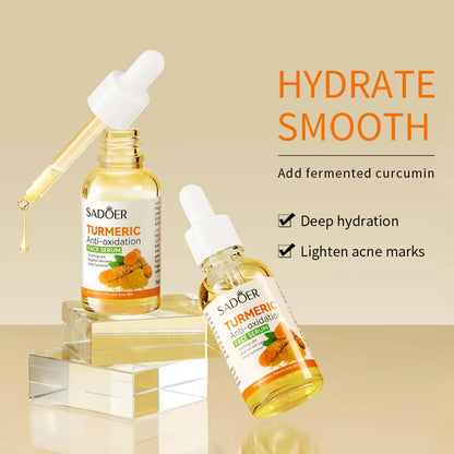 Skincare Turmeric Serum Soap Whitening Essential Oil Facial Repair Lifting Moisturizing Brighten Face Dark Spot Corrector
