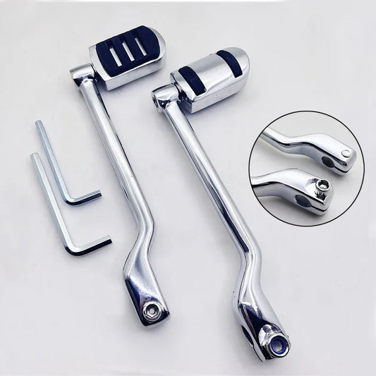 Front Rear Motorcycle Gear Heel Toe Shift Pegs Levers For Harley Davidson FL Softail Touring Road King Road Street Electra Glide