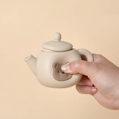 Kids Play House Toys Wooden Tea Set Pretend Make Tea Play With Teapot Teacup Afternoon Snack Role Playing Toys Boys Girls Gift