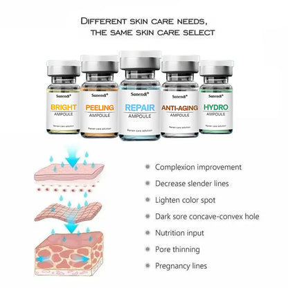 Korean essence solution for troubled skin problem-solving glass facial care moisturizing hydrating brightening essence