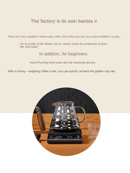 Electronic scales household small weighing 3kg/0.1g multifunctional kitchen scales coffee scales portable high-precision scales