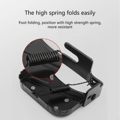 1 Pair of Bike Rear Pedals Folding Bike Pegs Footrest Steel Foot Peg Kids Bikes