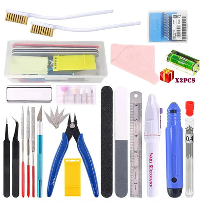 Multiple models 3D Printer Tool Kit Trimming Knife Scraper Cleaning Needle Tweezers Pliers Deburring Kit DIY 3D Printing Tools