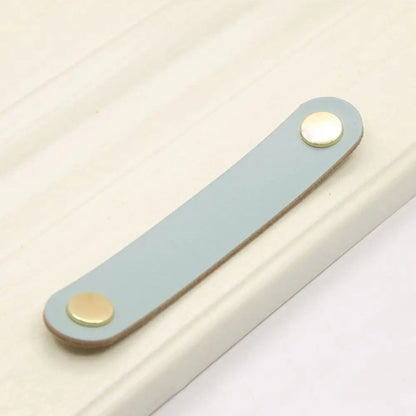 Children's Furniture Environmentally Kitchen Wardrobe Cabinet Hardware Leather Handle Door Pulls Furniture Knobs Drawer Handle