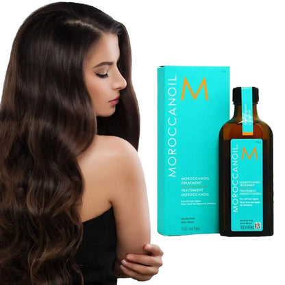 Hair care essential oil prevents frizz, softens and smoothes hair, repairs hair follicles, nourishes and repairs dry hair