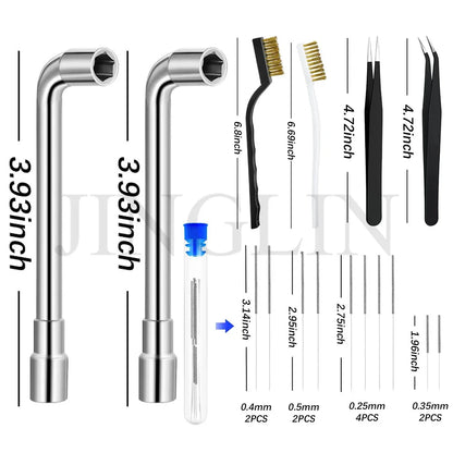 Multiple models 3D Printer Tool Kit Trimming Knife Scraper Cleaning Needle Tweezers Pliers Deburring Kit DIY 3D Printing Tools