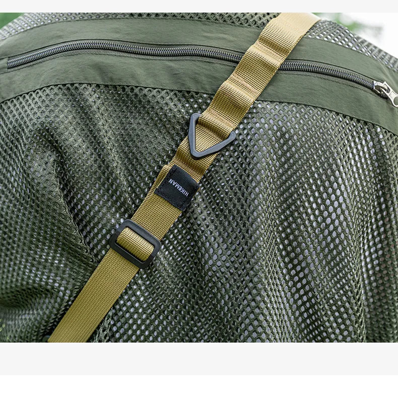 HIKEMAN Adjustable Multi-Functional Strap Heavy-Duty Camping Gear for Tarp Clothesline & Shoulder Carry (Lightweight & Tactical)