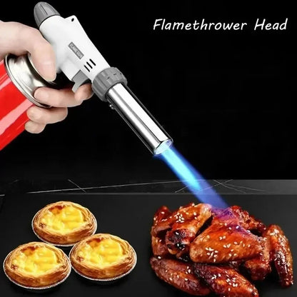 Handy Flame Gun  Welding Gas Burner Flame Gas Torch Flame Gun Blow for BBQ Camping Cooking  camping equipment