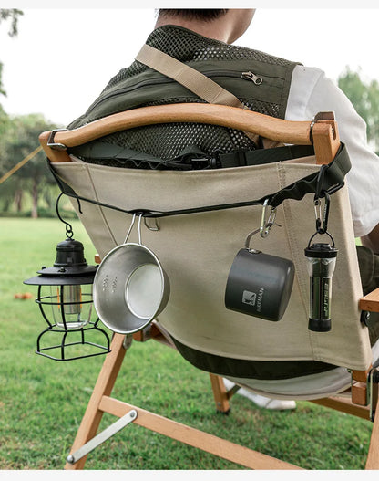 HIKEMAN Adjustable Multi-Functional Strap Heavy-Duty Camping Gear for Tarp Clothesline & Shoulder Carry (Lightweight & Tactical)