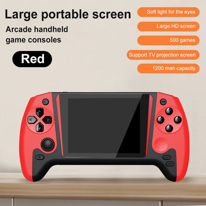 Gaming Console 3.5inch LCD Screen TV Connect Portable Game Console 1200mAh Video Game Console for Kids Adults for Single Player