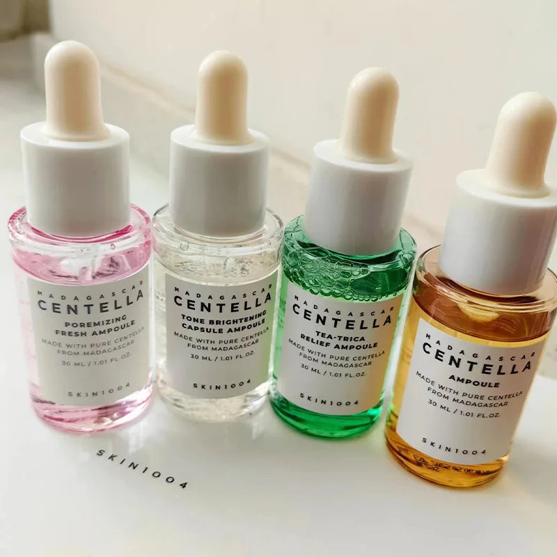 Skin1004 Korean four essence skin care set, moisturizing, repairing, specially designed for different skin types, improve skin