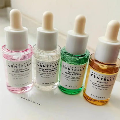 Skin1004 Korean four essence skin care set, moisturizing, repairing, specially designed for different skin types, improve skin