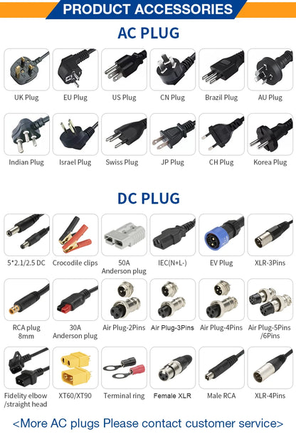 Customized Lifepo4 Battery Charger 48v Electric Bike Chargers