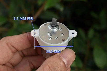 32MM 310 Gear Motor DC 3V 6V 9V 12V 54RPM Slow Speed High Torque Mini Metal Gearbox Motor