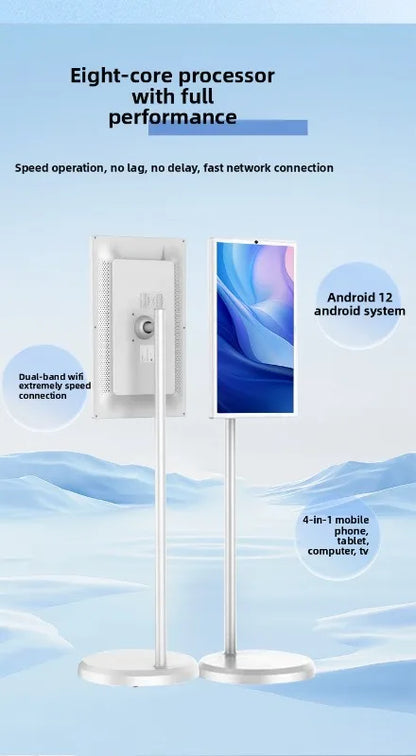 24Portable TV, Customizable Screen, Wireless Projection Screen, Smart Screen, Fitness, Live Stream, Entertainment Friend Machine