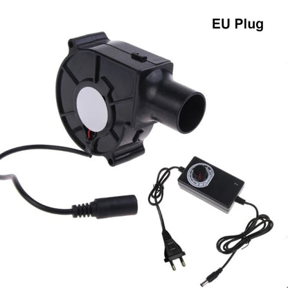 220V BBQ Fan Small Blast Engine with Air Collecting Adjustable Speed Cooking Tool Handheld Barbecue Blower Camping