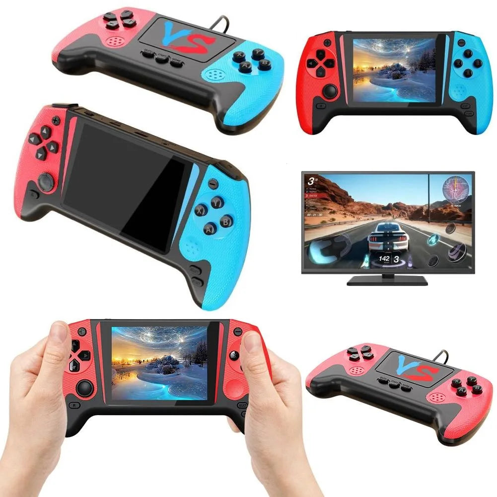 Portable Game Console 3.5inch LCD Screen Built-in 500 Games Retro Handheld Game Console 1200mAh Video Game Console for 2 Players