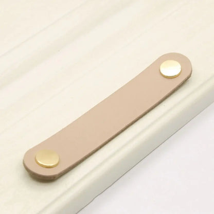 Children's Furniture Environmentally Kitchen Wardrobe Cabinet Hardware Leather Handle Door Pulls Furniture Knobs Drawer Handle