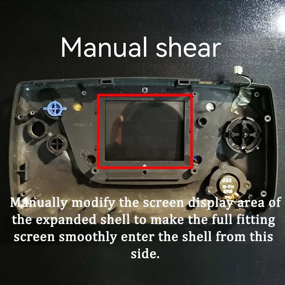 OGS All-in-one Screen V-4.2 LCD screen For SEGA Game Gear GG adjustable brightness support VGA output Mod kits