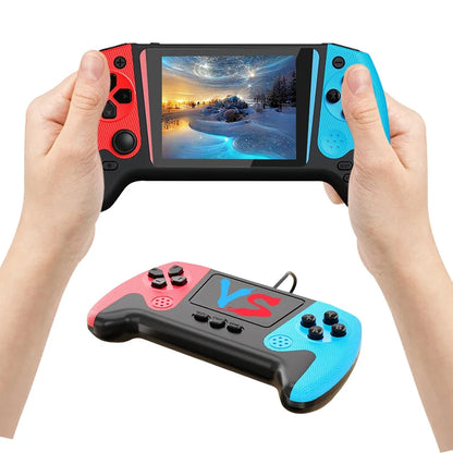 Gaming Console 3.5inch LCD Screen Built-in 500 Games Nostalgic Game Console TV Connect Video Game Console 1200mAh for 2 Players