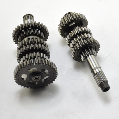 Motorcycle Transmission Gear Main and Secondary Shaft Gear Countershaft Fit SHINERAY X2 X2X XY250GY 250cc Engine Accessory