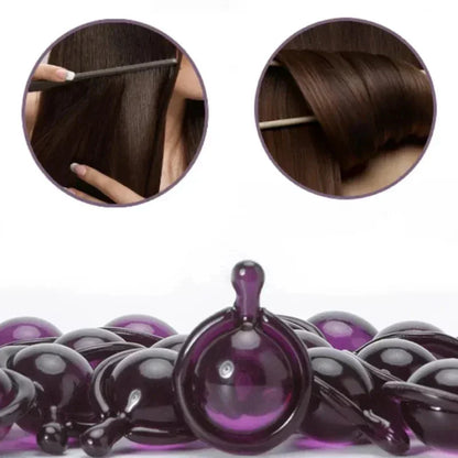 Hair Vitamin Capsule Keratin Oil Fast Restore Soft Smooth Shiny Hair Care Nourish Repair Hair Damaged Splitting Treatment Produc