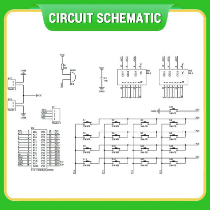 DIY Calculator Electronic Production Kit LED Digital Tube Display With Shell Single-Chip Microcomputer Soldering Practice Kit