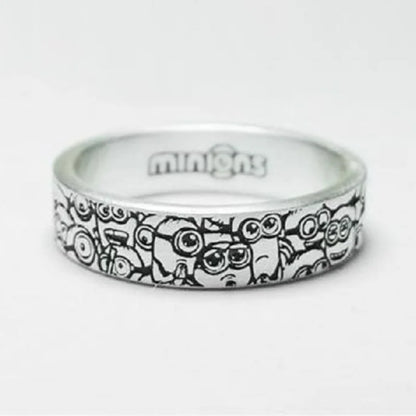 BeastKingdom Minions Despicable Me Cartoon Peripheral Rings High-value Couples Personality Creative Rings Exquisite Holiday Gift