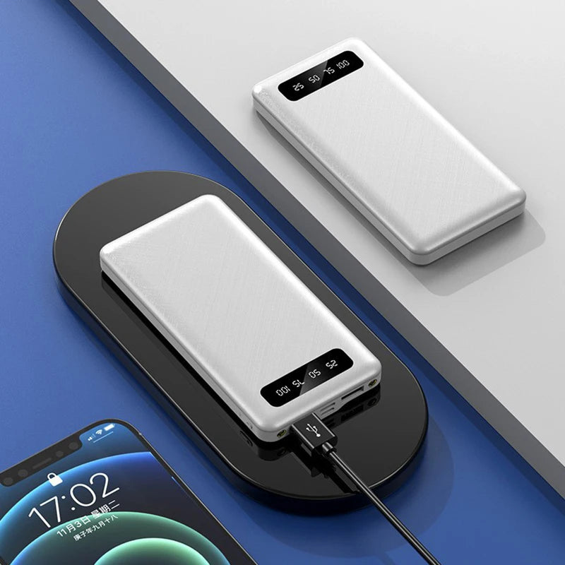 200000mAh Power Bank 120W Super Fast Charge Large Capacity Portable External Battery With LED Digital Display For Phones 2025