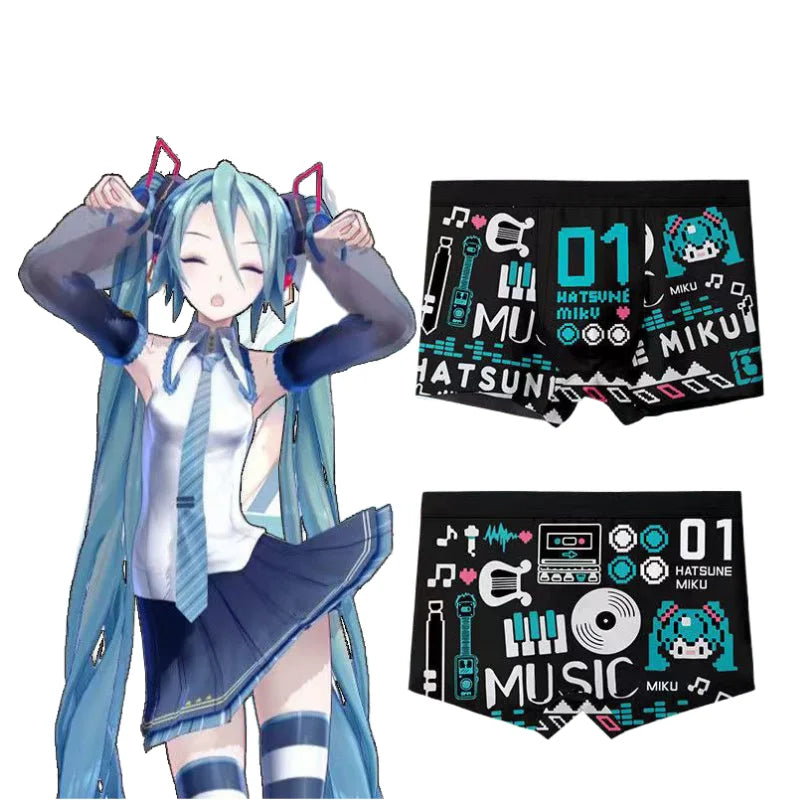 Hatsune Miku Princess Miku anime peripherals two-dimensional boys' panties individuality quick-drying safety pants loose boxers