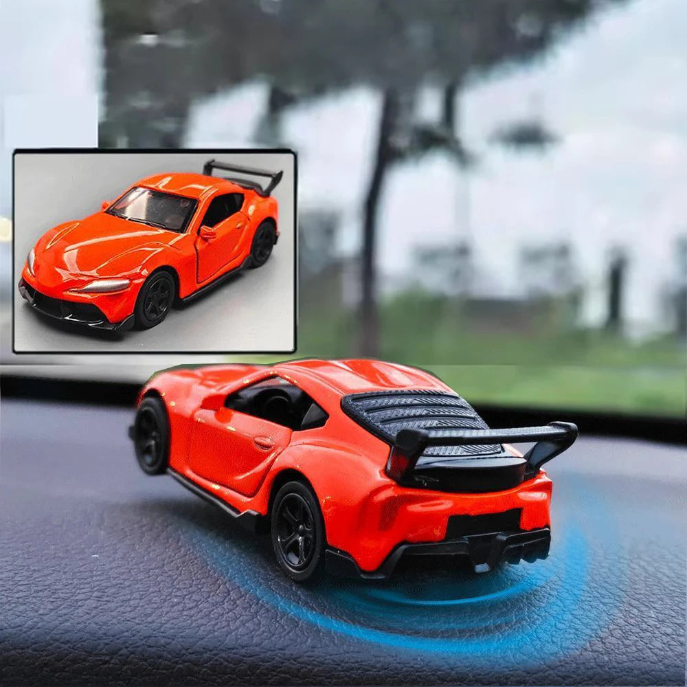 Car Individuality Center Console Decoration Sports Car Drift Rotating Car Decor Auto DashboardTurning Racing Model Decoration