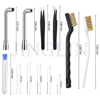 Multiple models 3D Printer Tool Kit Trimming Knife Scraper Cleaning Needle Tweezers Pliers Deburring Kit DIY 3D Printing Tools