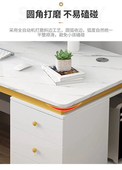 Working Meeting Office Desks Storage Laptop White Keyboard Office Desks Mobile Conference Scrivanie Per Computer Room Furnitures