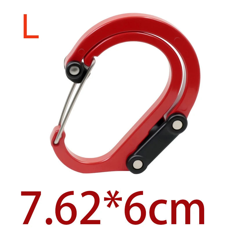 Camping Hybrid Gear Clip - Multifunctional Hybrid Gear Clip,360 Degree Swivel Hook,Strong Buckle,Camping Hiking Backpack Outdoor